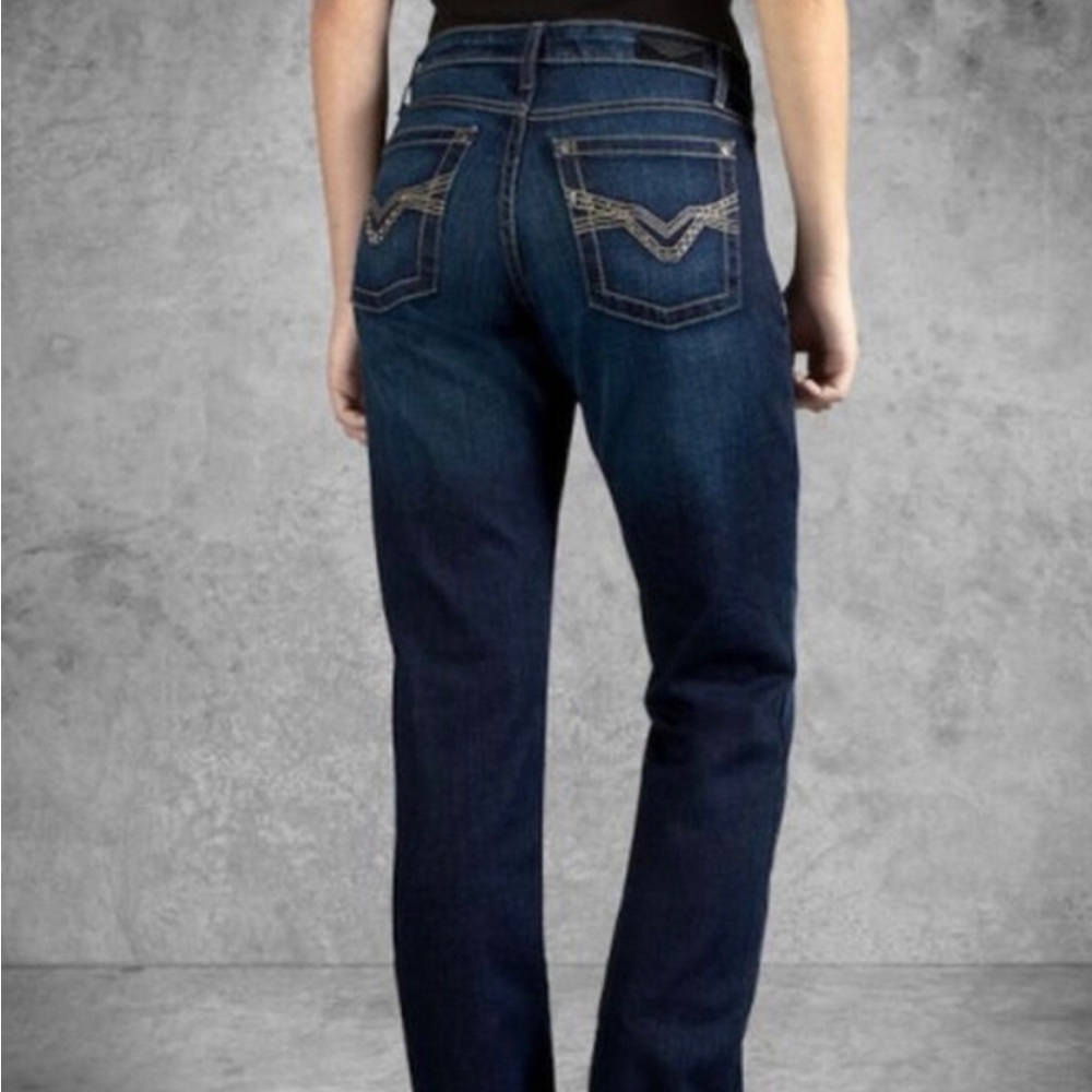 Harley Davidson rhinestone print women jeans